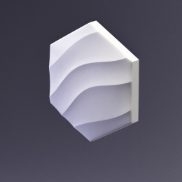 3D-панель Heksa-wave