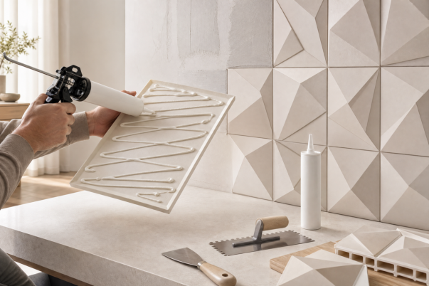 На что клеить 3D-панели